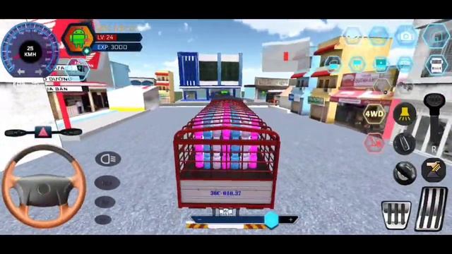 Truck Simulator Vietnam - Gas cylinder Transporter Truck - Truck Game Android Gameplay смотреть онлайн