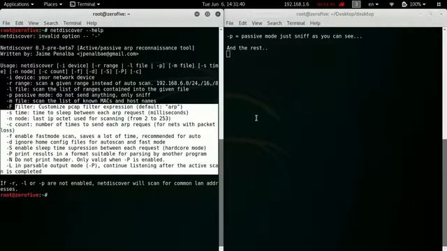 NetDiscover tool Kali Linux смотреть онлайн
