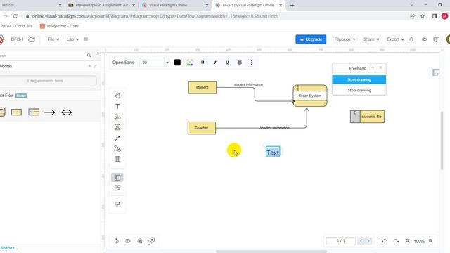 How to use the Online Visual Paradigm tool to draw DFD смотреть онлайн