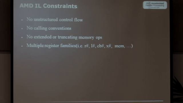2010 LLVM Developers’ Meeting: M. Villmow “AMD OpenCL Compiler” смотреть онлайн