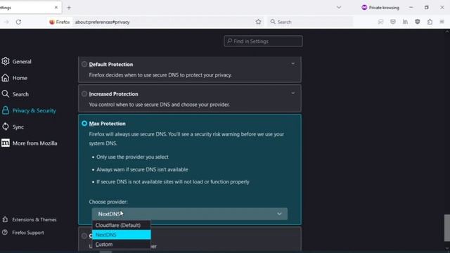 How to set dns in firefox for better security? смотреть онлайн