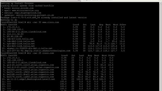 Howto Diagnose a Network Using the MTR Utility смотреть онлайн
