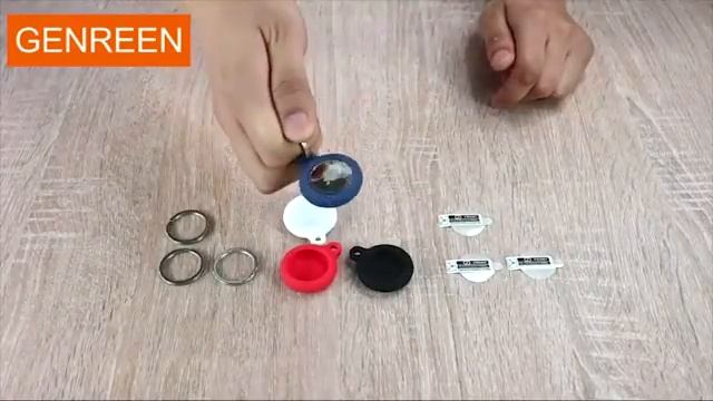 Sieeck Waterproof AirTag Holder with Keyring,4 Pack Silicon Protective Compatible with Apple Air Ta смотреть онлайн