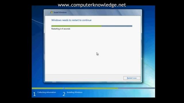 Install Windows 7 from DVD with boot setup смотреть онлайн
