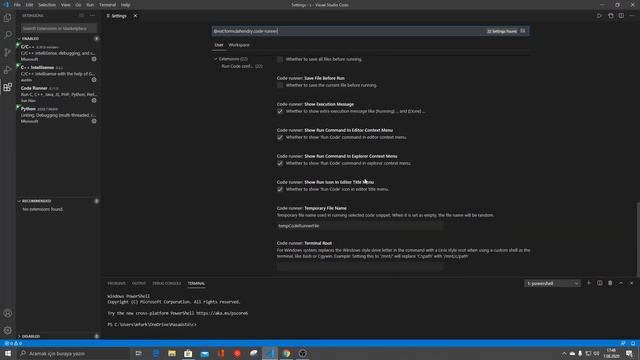 Sadece 5 dakikada C/C++ programlamaya başla!-VSCODE ile C/C++ programlamak. смотреть онлайн