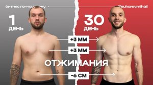 100 отжиманий КАЖДЫЙ ДЕНЬ в течении 30 дней (КАК ИЗМЕНИТСЯ ВАШЕ ТЕЛО)