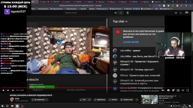 ЛАГОДА СМОТРИТ: КОНЕЦ КАРЬЕРЫ АЛЕКСЕЯ ПОДНЕБЕСНОГО смотреть онлайн