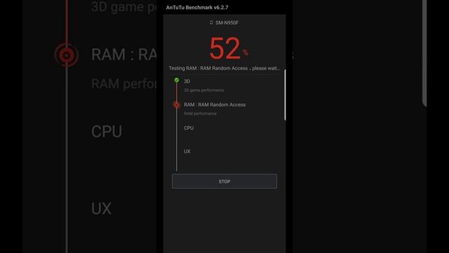 Sansung Note 8 AnTuTu Benchmark Test