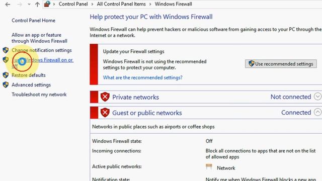 How to Turn Off Disable Windows Firewall in Windows 10/8.1/7 смотреть онлайн