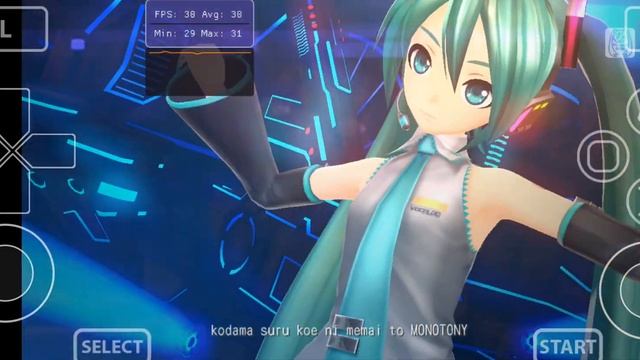 Project Diva MegaMix F Edition - HIBANA - Vita3k Android test build смотреть онлайн
