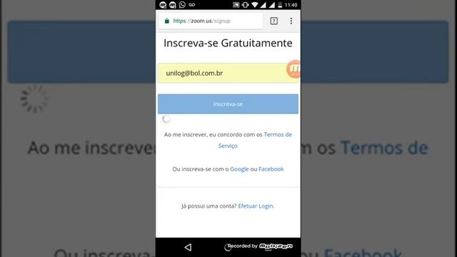 INSCRIÇÃO NO ZOOM - APLICATIVO DE VÍDEO CONFERÊNCIA смотреть онлайн