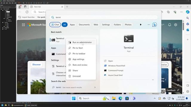 PowerShell: Microsoft Edge open web pages on startup смотреть онлайн