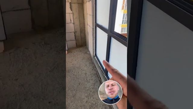 Подрядчик перепутал окна. #37pro #строительство #окна #строительстводома