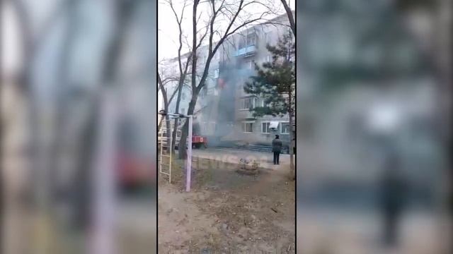 В Партизанске сгорела квартира смотреть онлайн