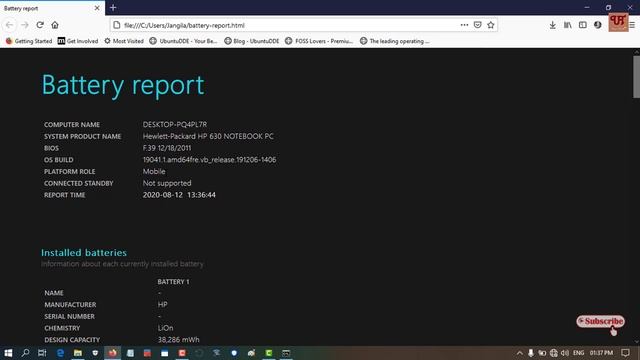 How to find the Battery Health Status of any Windows Laptop ? смотреть онлайн