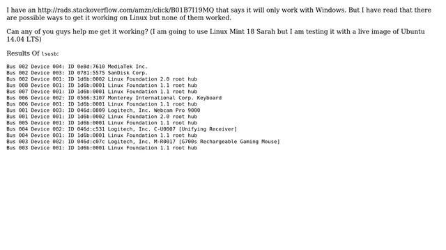 Ubuntu: Aukey Network Adapter Won't Work In Linux смотреть онлайн