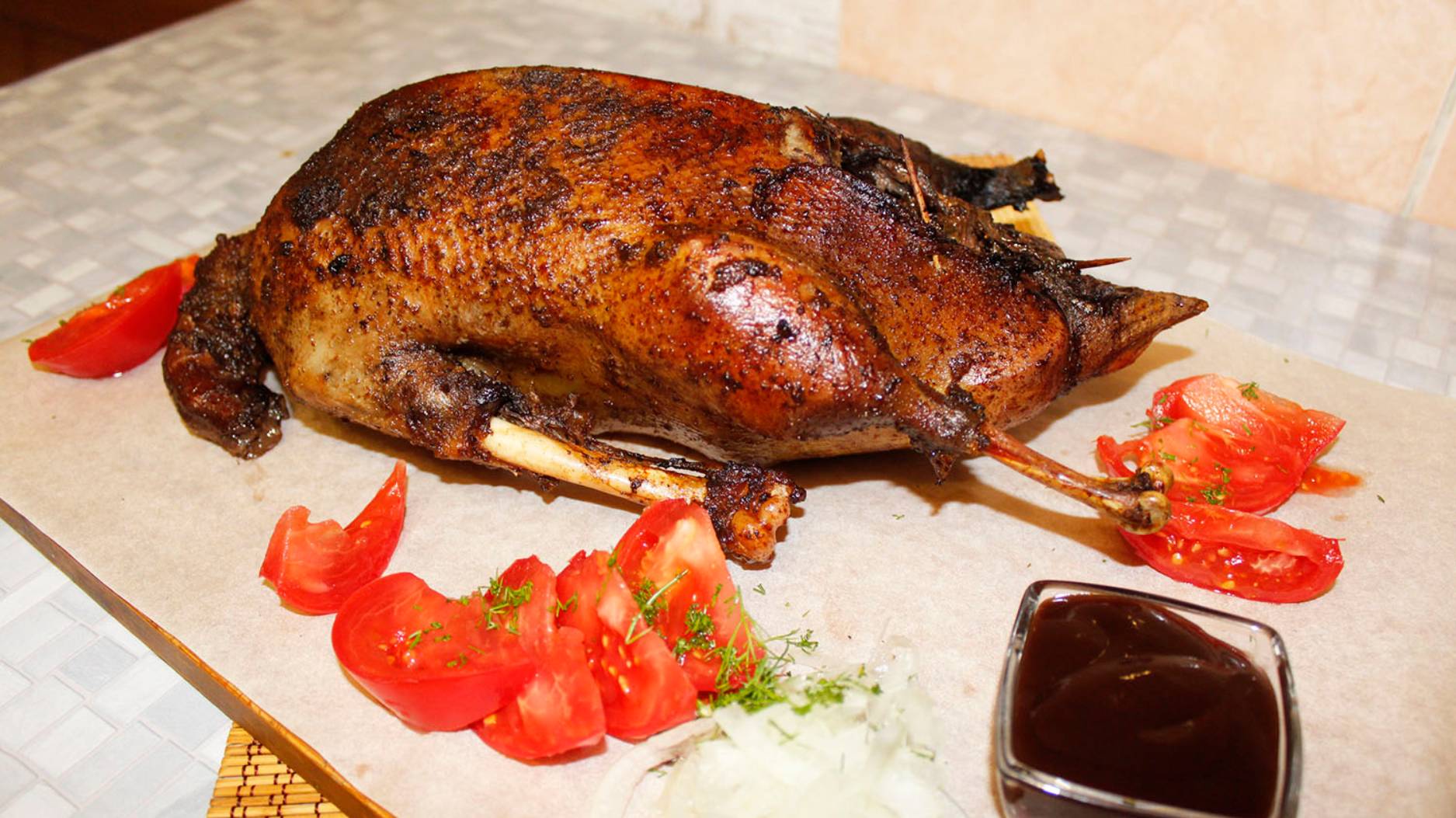 Дикий гусь с яблоками смотреть онлайн