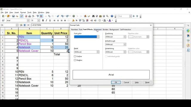 Standard 10 | Chapter 6 | Data Editing and Formating in Calc | Part 2 | Computer Studies | GSEB смотреть онлайн
