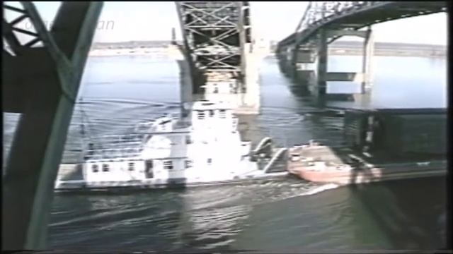 International Paper To L&N / SBD Railroad Ferry - Decatur, Alabama Drawbridge - 1986