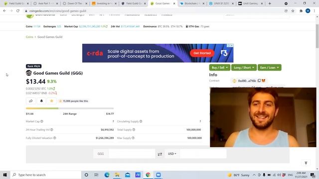 3 coins ready to explode with NFT gaming! You're early! (Yield Guild Games, Good Games Guild, Unix) смотреть онлайн