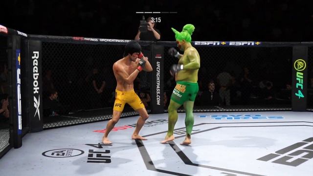 UFC4  Bruce Lee Vs Slimer Ghostbusters Epic EA Sports UFC 4