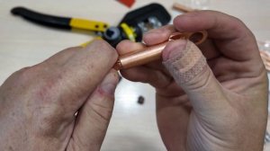 Обжатие КЛЕММ кабеля для аккумулятора к инвертору.