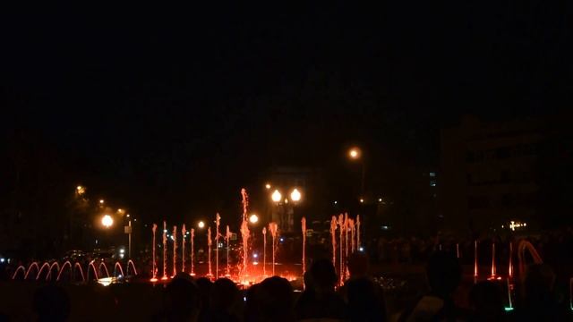 Открытие фонтана в Обнинске смотреть онлайн