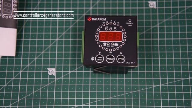 DATAKOM DKG-117, 72x72mm synchroscope & check generator synch relay control panel смотреть онлайн