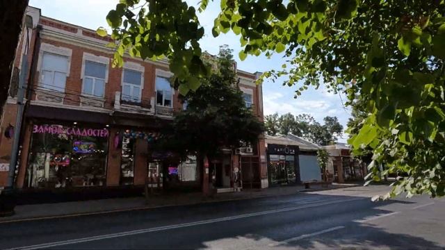 КРАСНОДАР ПРОГУЛКА по УЛИЦЕ КРАСНАЯ, KRASNODAR. история Краснодара смотреть онлайн