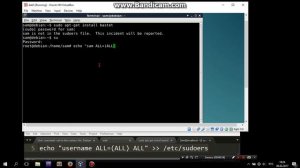 User 'username' not in the sudoers file. Debian