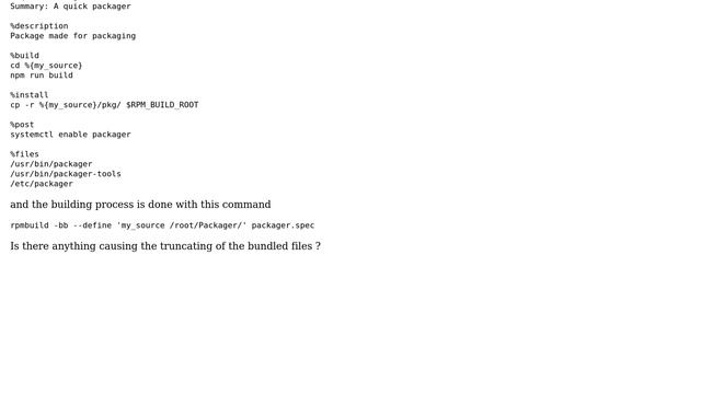 Unix & Linux: Binary file got corrupted after packaging смотреть онлайн