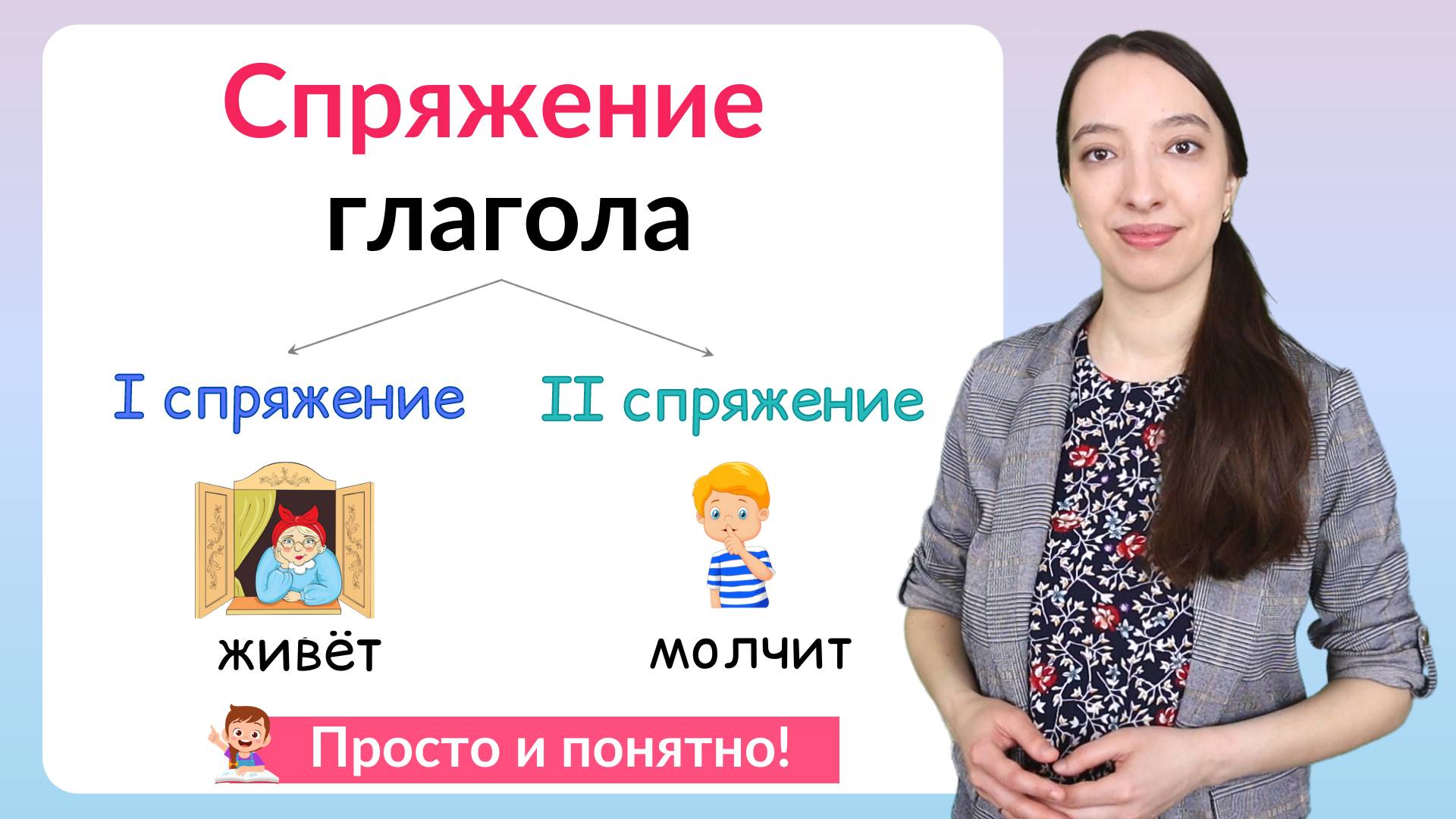 Спряжение глаголов. Как определить спряжение глаголов? смотреть онлайн