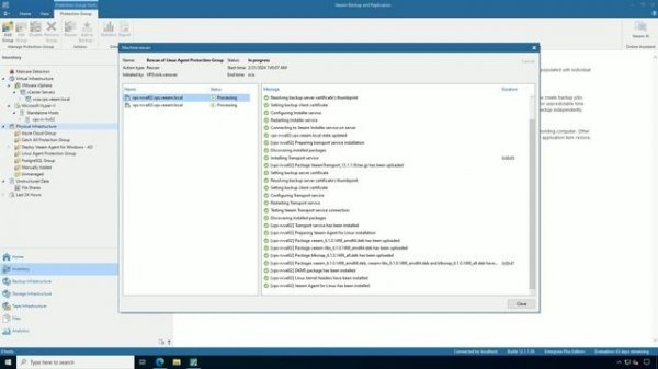 Veeam Agent for Linux: Installing the Agent
