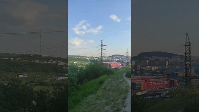 Обзор с улицы Маклакова.Мурманск. смотреть онлайн