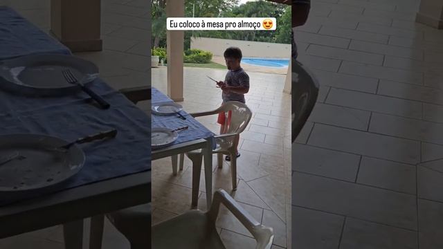 Arrumando a mesa pro almoço 🥰 #deficiência #sindromededown #autonomia #autismo #tea #inclusão #pcd смотреть онлайн