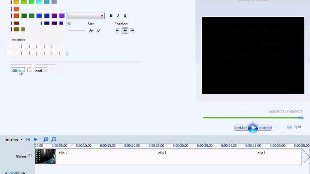HOW TO USE WINDOWS MOVIE MAKER смотреть онлайн