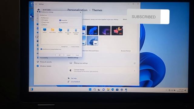 How To Show Desktop Icon on Windows 11|How to Add Apps on Desktop in Windows 11|Desktop Icon Settin смотреть онлайн