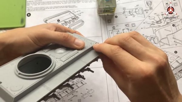 Сборка танка КВ-2, Восточный Экспресс, часть 2