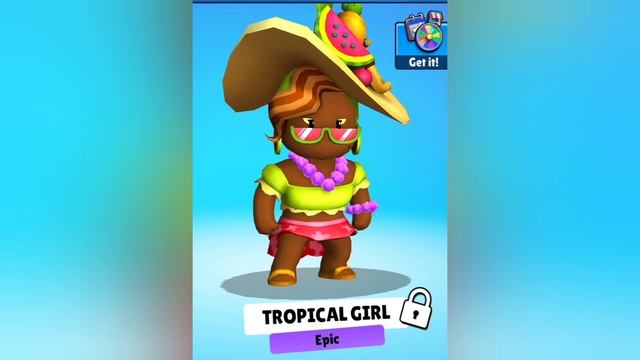 Stumble Guys: Tropical Girl sings bad apple смотреть онлайн