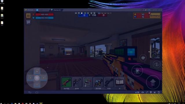 How to play Pixel gun 3d on PC (Bluestacks 3) смотреть онлайн