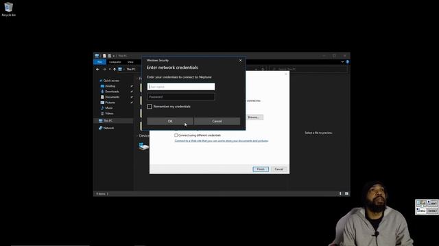 Map Network Drive Windows 10 смотреть онлайн