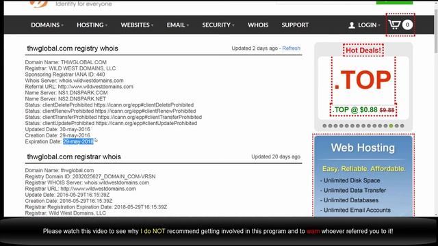 My THW Global Review Not Recommended Advertising Scam смотреть онлайн