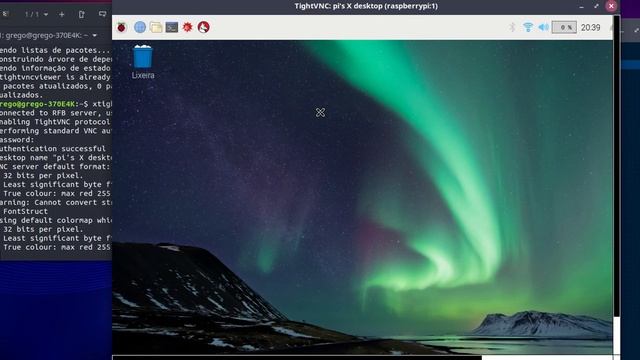 Visualizando a tela do seu Raspberry pi no Ubuntu utilizando VNC. "vnc4server", "tightvnc" смотреть онлайн