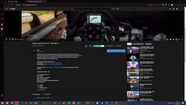 Instalación y Configuración - Level Up Race Pro GT смотреть онлайн