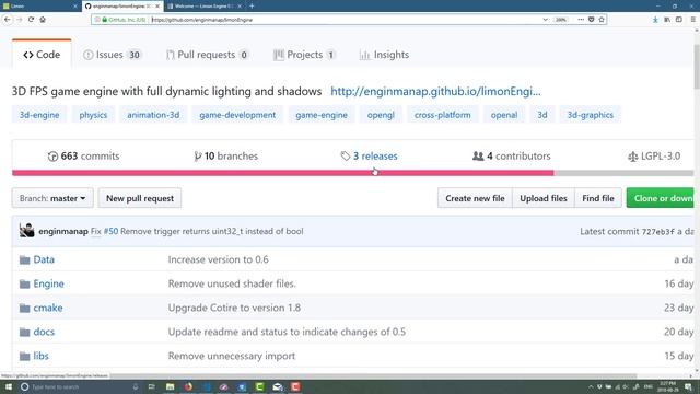 Limon -- Open Source C++ Game Engine смотреть онлайн
