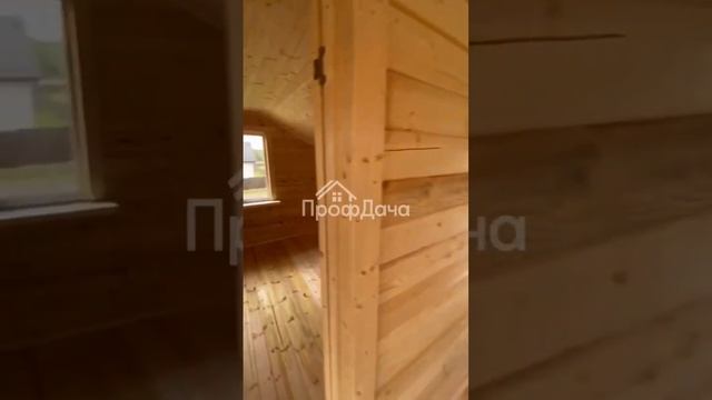 "ПрофДача" - Дом из бруса 6x9 м., Ленинградская обл, Приозёрский р-н, посёлок Петровское - Обзор [2 смотреть онлайн