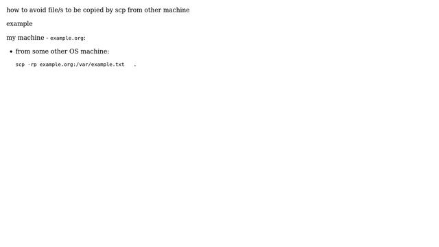 DevOps & SysAdmins: How to avoid file's to be copy by scp from other machine? смотреть онлайн