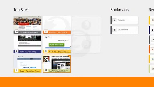 Firefox Metro - Tile selection app bar blank (Bug # 980966) смотреть онлайн