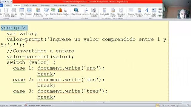Paradigma Programación Estructurada JavaScrept Oscar Estigarribia смотреть онлайн