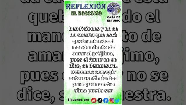 EL EGOISMO - UN MINUTO DE REFLEXIÓN #Short смотреть онлайн